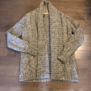 Like New Italian  Wool Alpaca Blend Tunic Cardigan